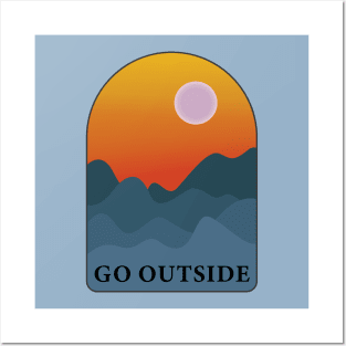 Go Outside Posters and Art